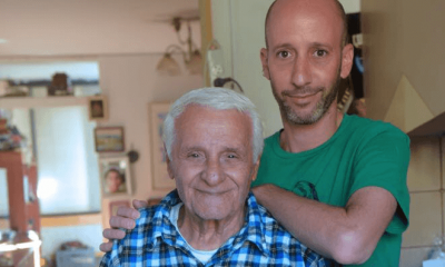 בחור צעיר עם איש מבוגר